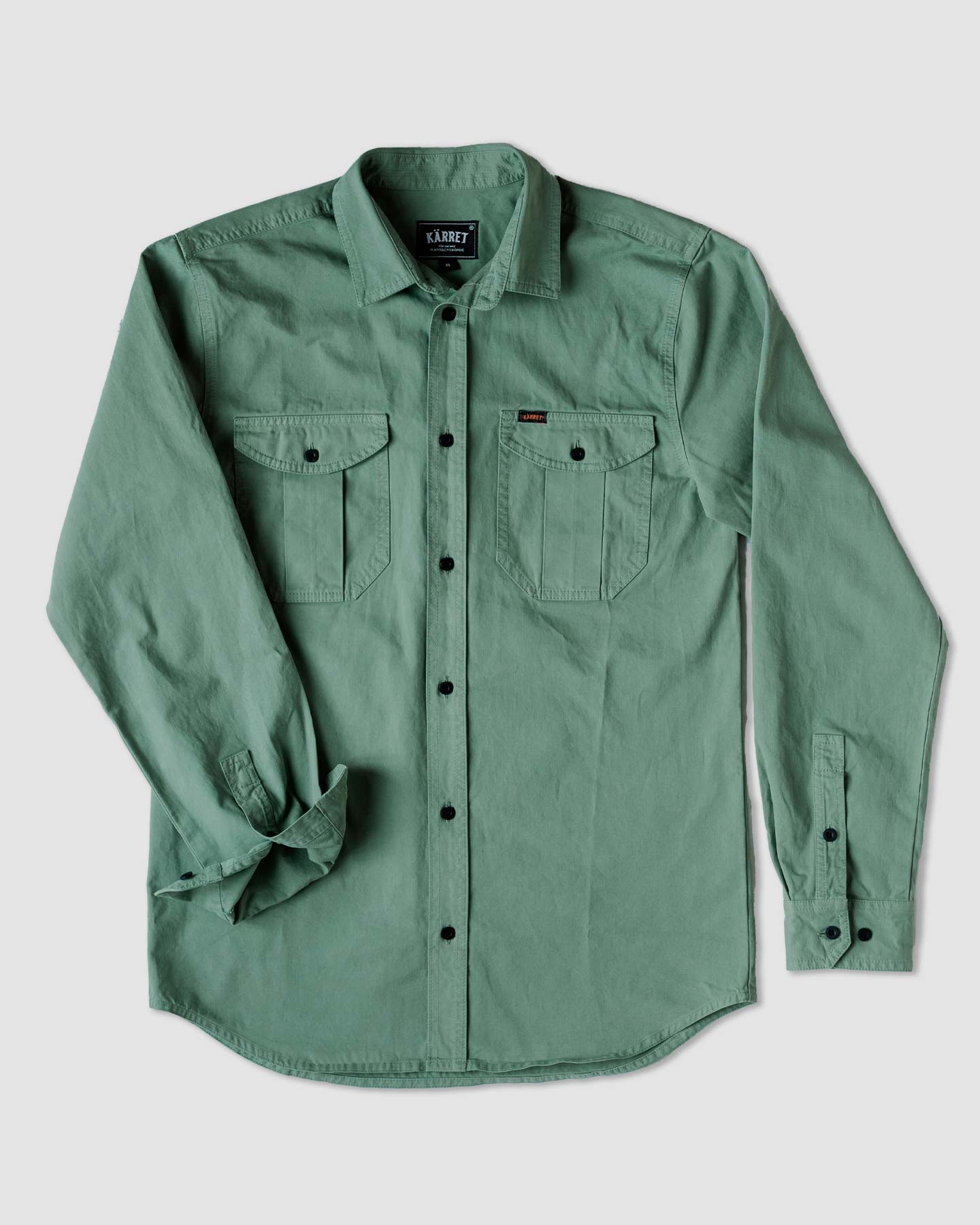 Blekgrön Kärret® arbetsskjorta