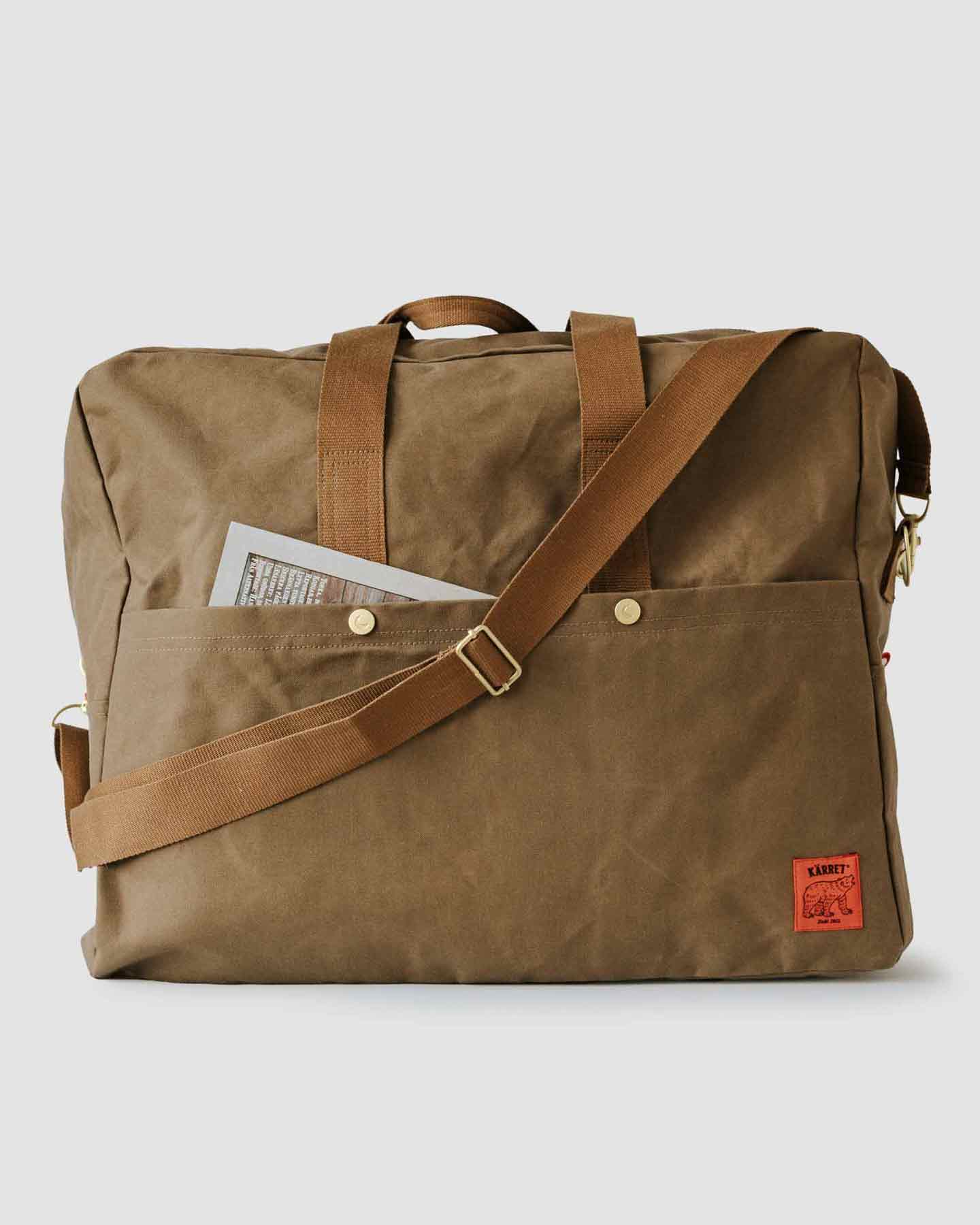 Waxed Large Duffle Bag (50L)