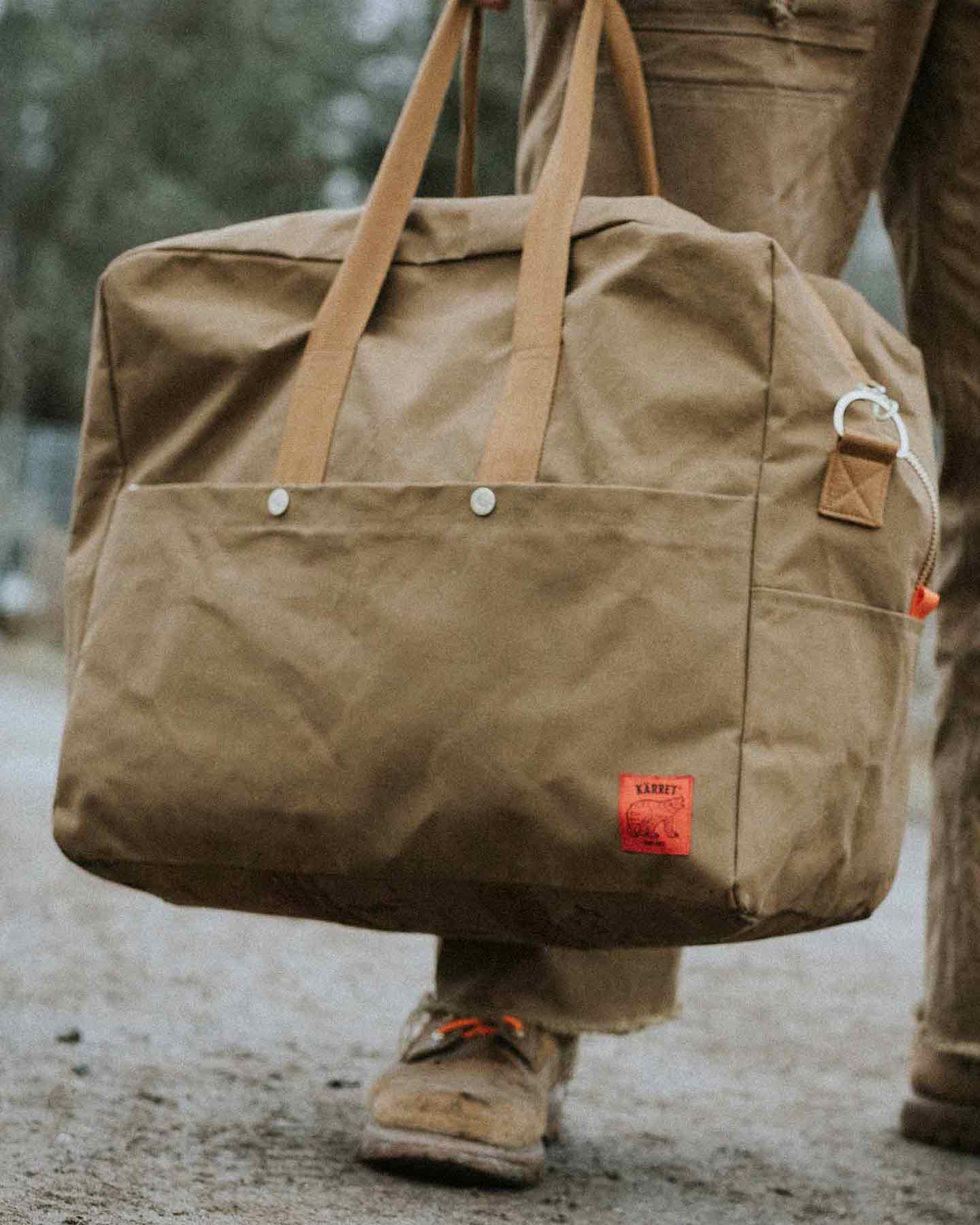 Waxed Large Duffle Bag (50L)