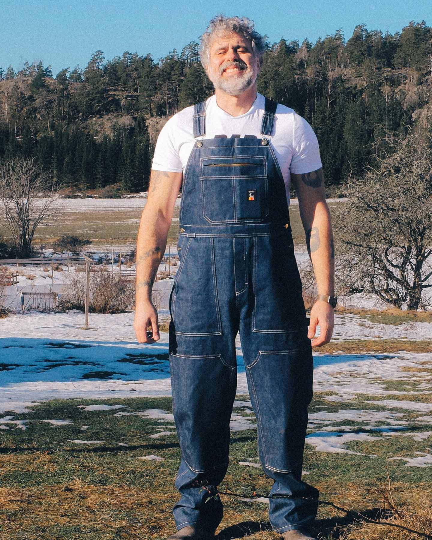 Kärret® Hängselbyxa Denim