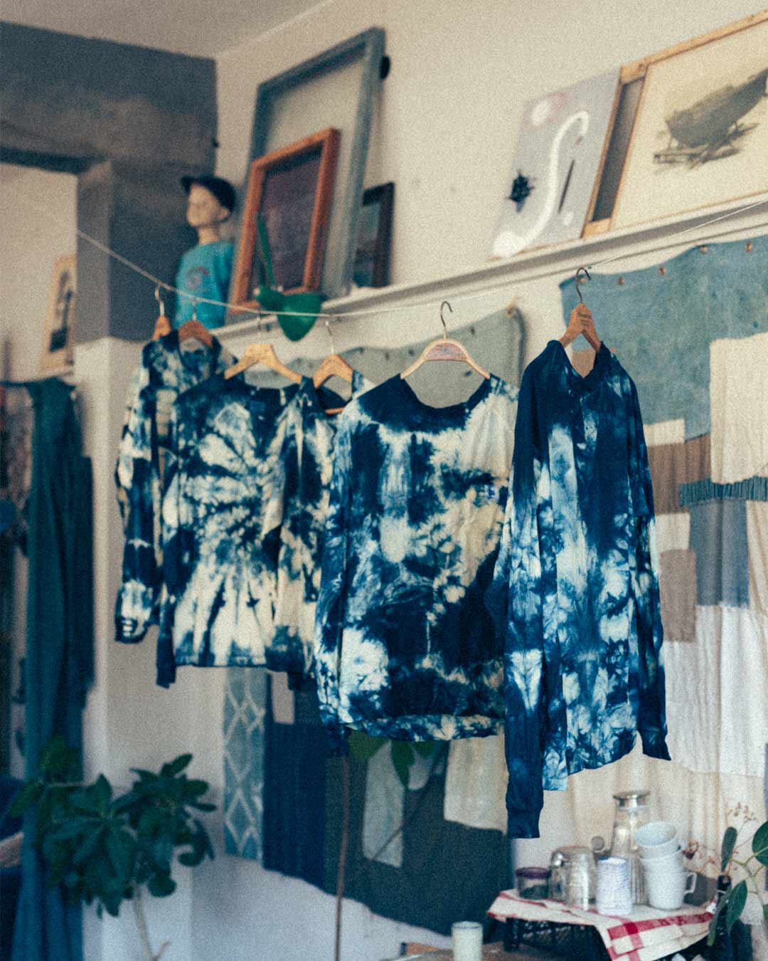 Indigo Shibori Longsleeve