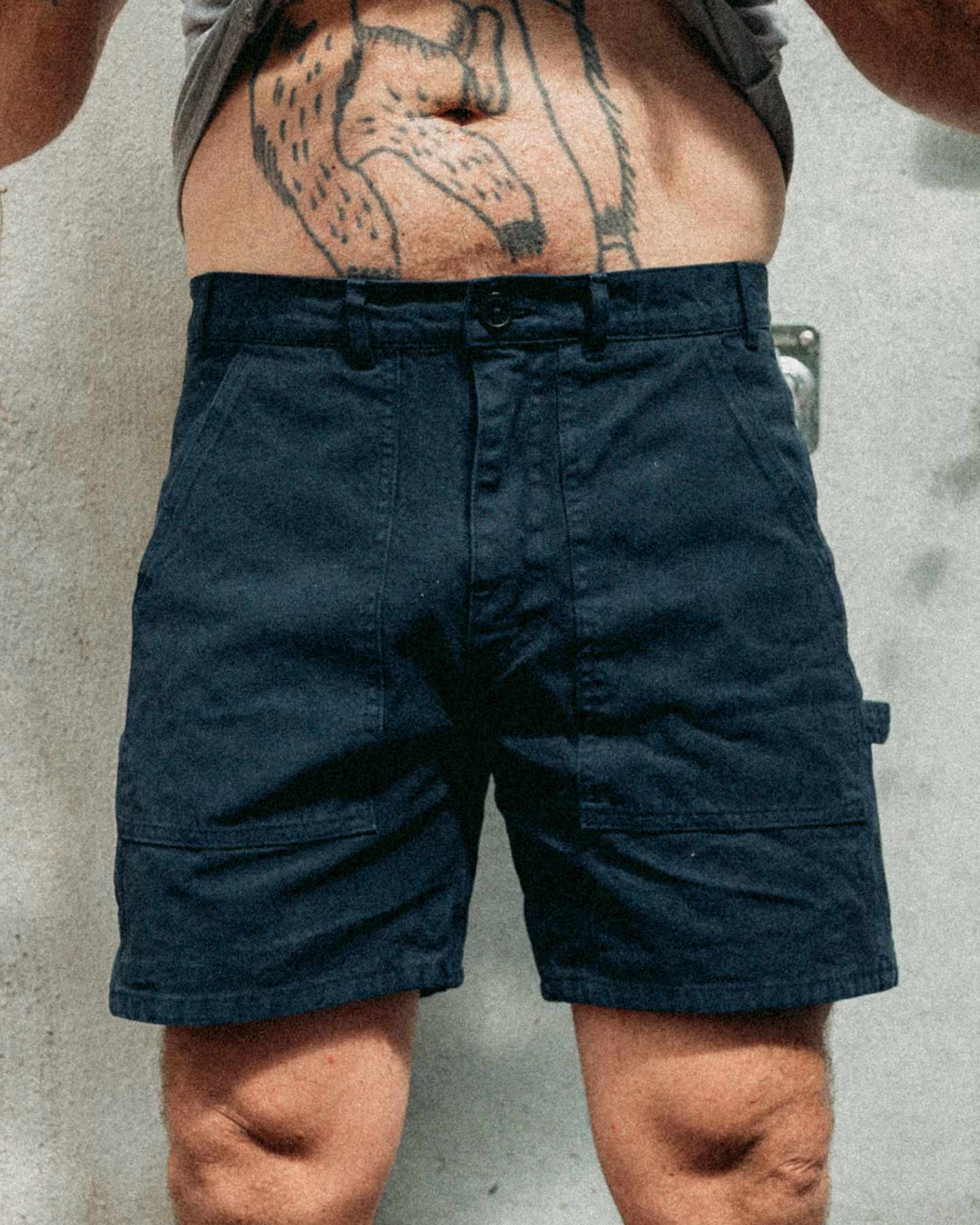 Kärret® Grejarshorts Canvas Mörkblå