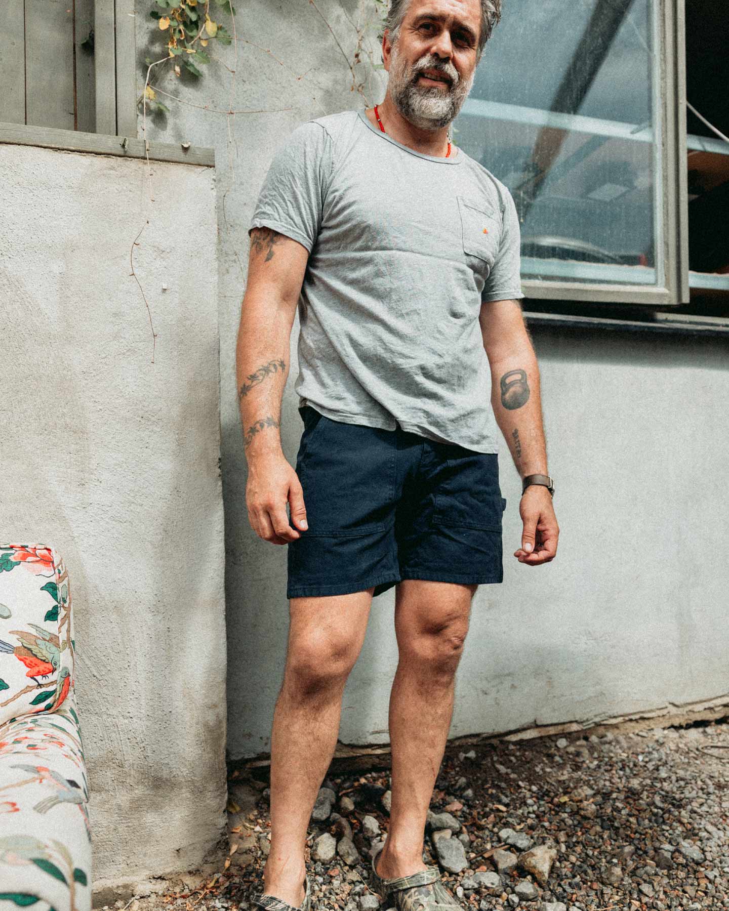 Kärret® Grejarshorts Canvas Mörkblå
