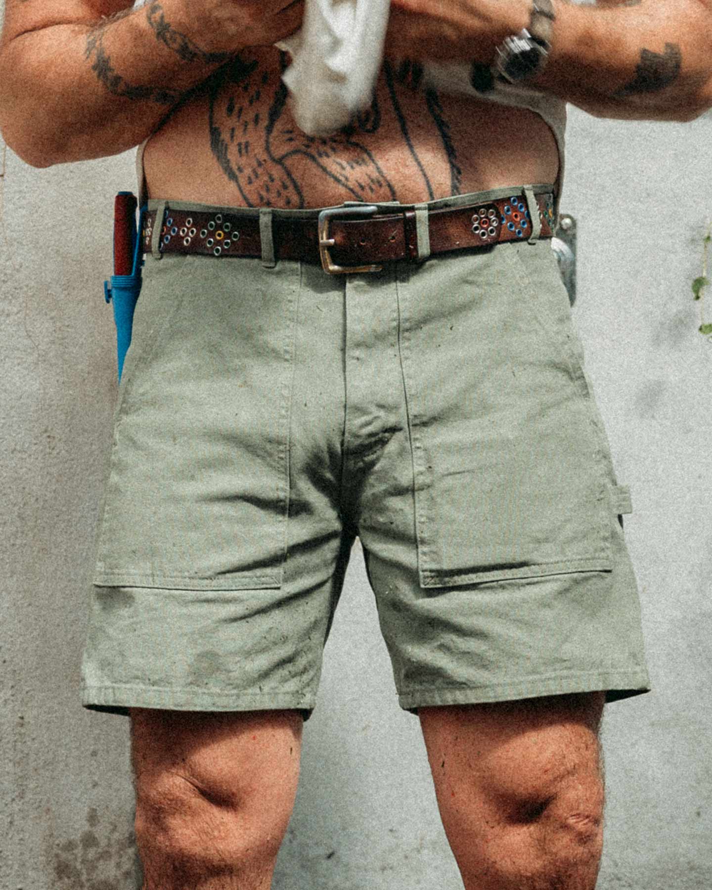 Kärret® Grejarshorts Canvas Ljusgrön