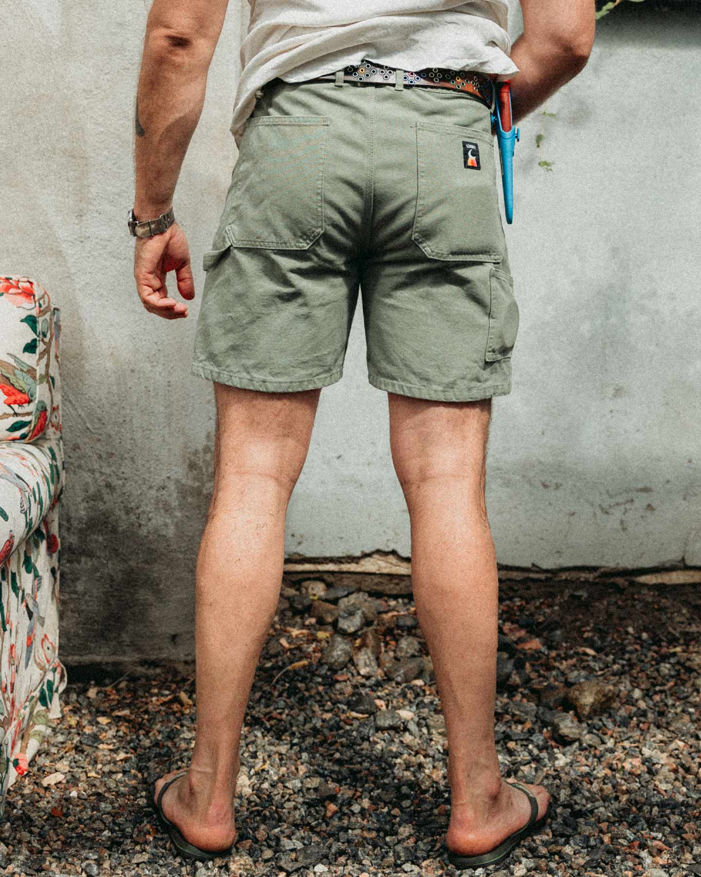 Kärret® Grejarshorts Canvas Ljusgrön