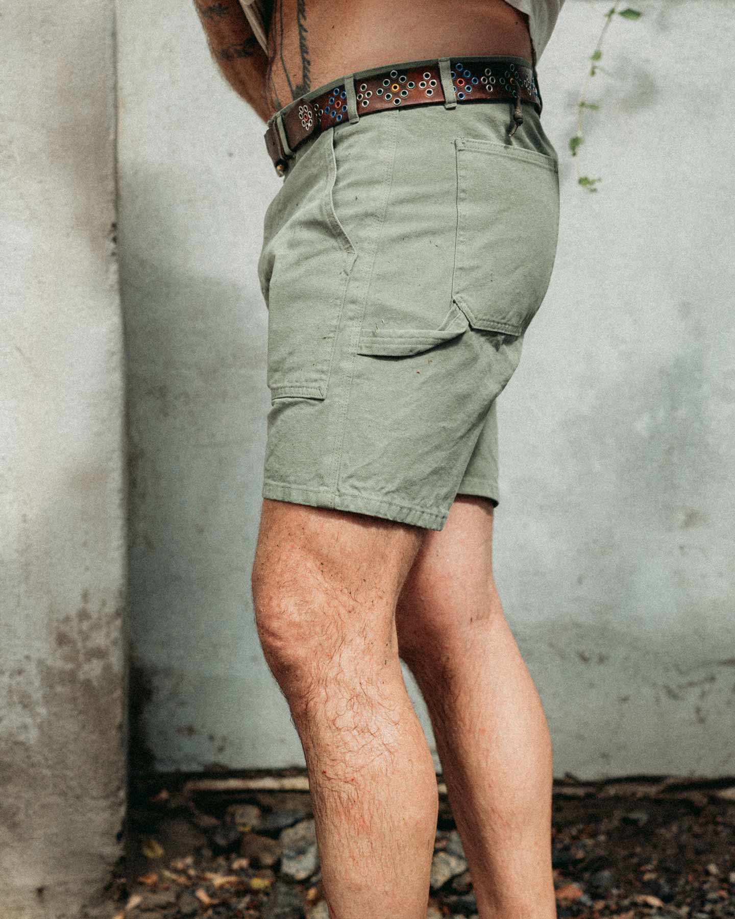 Kärret® Grejarshorts Canvas Ljusgrön