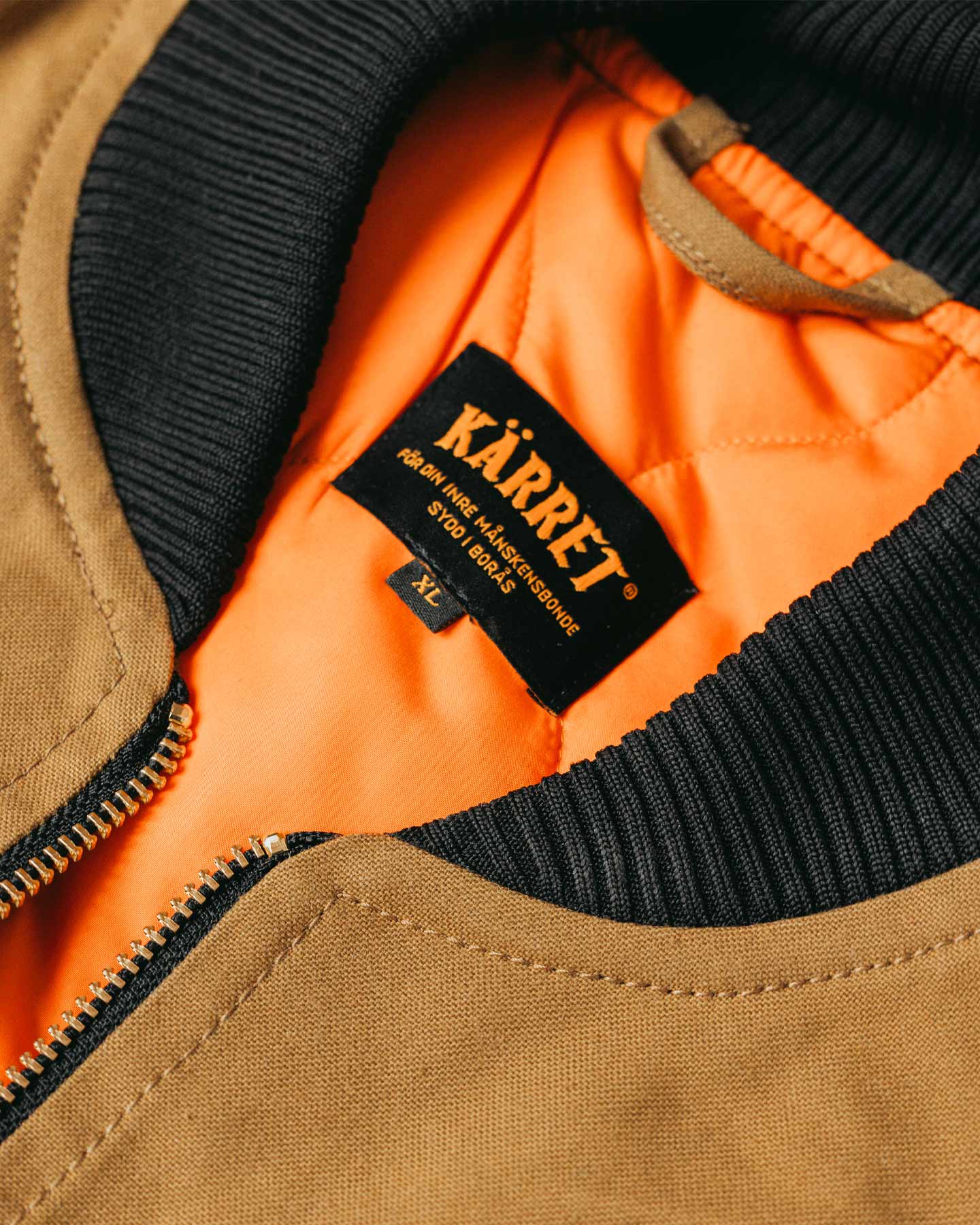 Waxed lined work vest